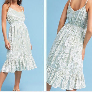 NEW Anthropologie Hemant & Nandita Seagrass dress